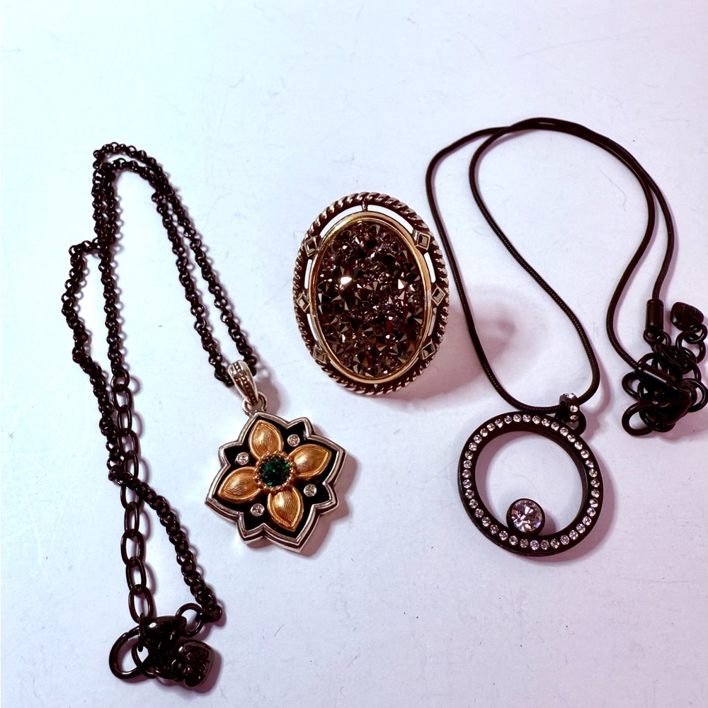 Brighton Necklace Duo & Elegant Pave Dinner Ring